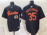 Men's Baltimore Orioles #35 Adley Rutschman Black With Patch Vapor Premier Limited Stitched Jersey,baseball caps,new era cap wholesale,wholesale hats