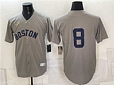 Men's Boston Red Sox #8 Carl Yastrzemski Grey Cooperstown Collection Limited Stitched Jersey,baseball caps,new era cap wholesale,wholesale hats