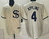 Men's Chicago White Sox #4 Luke Appling Cream Player Name 2021 Field of Dreams Authentic Jersey,baseball caps,new era cap wholesale,wholesale hats