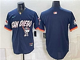 Men's San Diego Padres X Hello Kitty Blank Obsidian 2026 City Connect Stadium Stitched Jersey,baseball caps,new era cap wholesale,wholesale hats