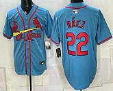 Men's St Louis Cardinals #22 Joshua Baez Blue Alternate Limited Stitched Jersey,baseball caps,new era cap wholesale,wholesale hats