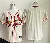 Men's St. Louis Cardinals Blank Cream Limited Stitched Jersey,baseball caps,new era cap wholesale,wholesale hats