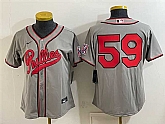 Women's Philadelphia Phillies #59 Jhoan Duran Gray 2026 Field of Dreams Stadium Stitched Jersey(Run Small),baseball caps,new era cap wholesale,wholesale hats