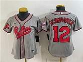 Youth Philadelphia Phillies #12 Kyle Schwarber Gray 2026 Field of Dreams Stadium Stitched Jersey,baseball caps,new era cap wholesale,wholesale hats