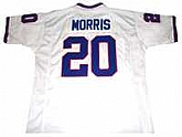 Mens New York Giants #20 Joe Morris Mitchell & Ness Throwback White Retired Player Vintage Jersey,baseball caps,new era cap wholesale,wholesale hats