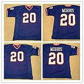 Mens New York Giants #20 Joe Morris Mitchell & Ness Throwback Royal Blue Retired Player Vintage Jersey,baseball caps,new era cap wholesale,wholesale hats