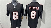 Men's Atlanta Falcons #8 Kyle Pitts Black F.U.S.E. Vapor Untouchable Limited Stitched Stitched Jersey,baseball caps,new era cap wholesale,wholesale hats