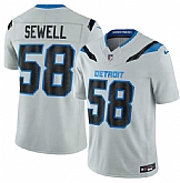 Men's Detroit Lions #58 Penei Sewell Silver 2026 F.U.S.E. Rivalries Collection Limited Stitched Jersey Dzhi,baseball caps,new era cap wholesale,wholesale hats