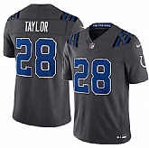 Men's Indianapolis Colts #28 Jonathan Taylor Dark Gray 2026 F.U.S.E. Rivalries Collection Limited Stitched Jersey Dzhi,baseball caps,new era cap wholesale,wholesale hats