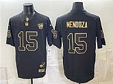 Men's Las Vegas Raiders #15 Fernando Mendoza Black Gold F.U.S.E. 65th Anniversary Patch Vapor Untouchable Limited Stitched Jersey Dzhi,baseball caps,new era cap wholesale,wholesale hats