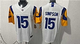 Men's Los Angeles Rams #15 Ty Simpson White 2026 Draft F.U.S.E. Vapor Limited Stitched Jersey,baseball caps,new era cap wholesale,wholesale hats