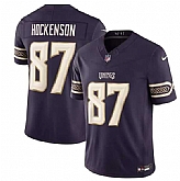 Men's Minnesota Vikings #87 T.J. Hockenson Deep Purple 2026 F.U.S.E. Rivalries Collection Limited Stitched Jersey Dzhi,baseball caps,new era cap wholesale,wholesale hats