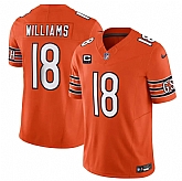 Men's Chicago Bears #18 Caleb Williams Orange 2026 F.U.S.E. With 3-star C Patch Vapor Untouchable Limited Stitched Jersey Dzhi,baseball caps,new era cap wholesale,wholesale hats